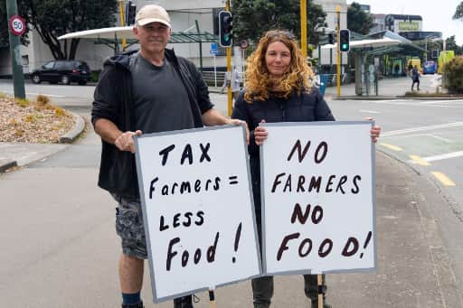 'We're not going to take it': Thousands of farmers in New Zealand protest cattle flatulence tax