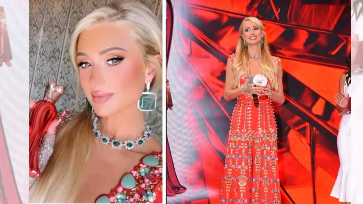 Paris Hilton made heads turn in a stunning red dress at her perfume launch event in Mumbai Paris Hilton made heads turn in a stunning red dress at her perfume launch event in Mumbai