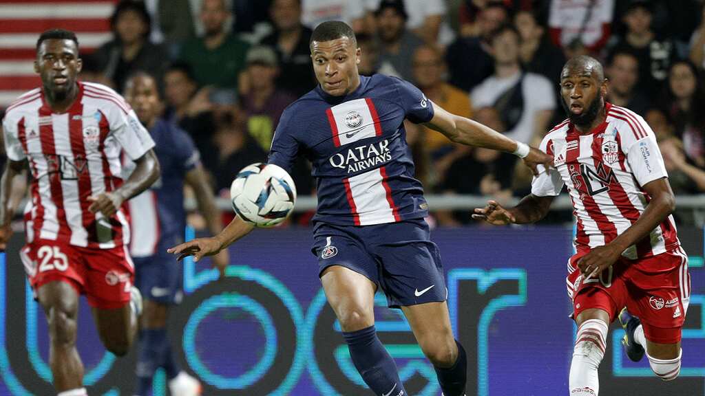 Kylian Mbappe scores twice as PSG beat Ajaccio 3-0 in Ligue1