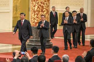 Xi appoints CCP's new Politburo Standing Committee. Picks his loyalists for absolute control