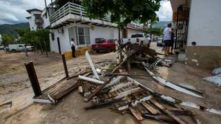 Hurricane Roslyn makes landfall in Mexico. Leaves two dead and a trail of destruction