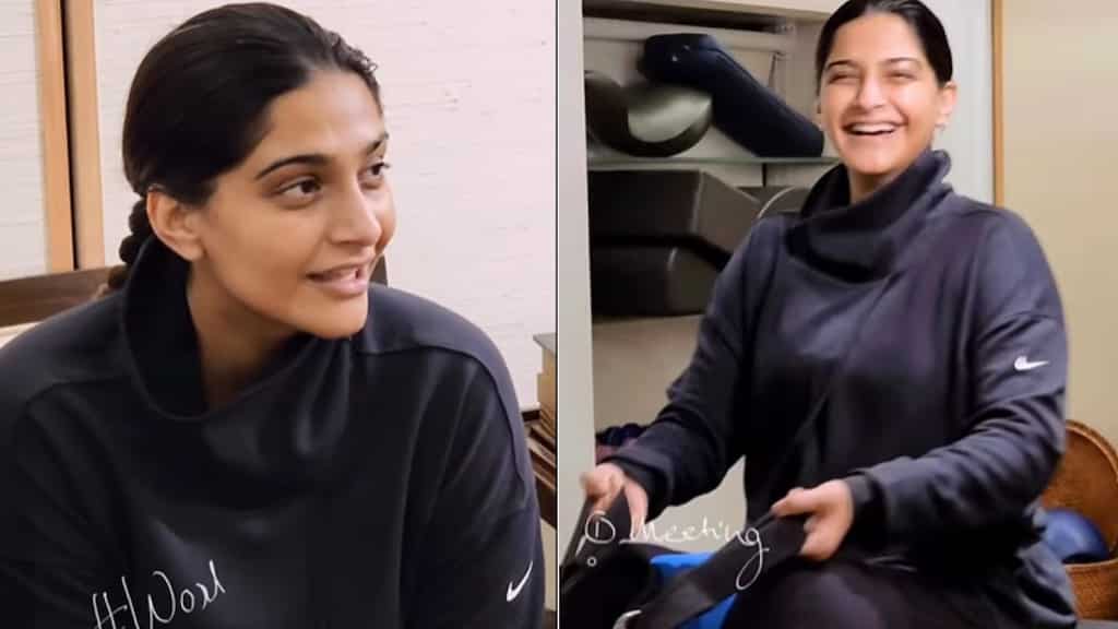 Sonam Kapoor gives a glimpse of her post-natal weight loss journey | Watch