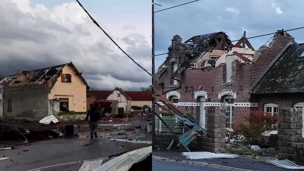 WATCH: French village pounded by a freak mini-tornado WATCH: French village pounded by a freak mini-tornado