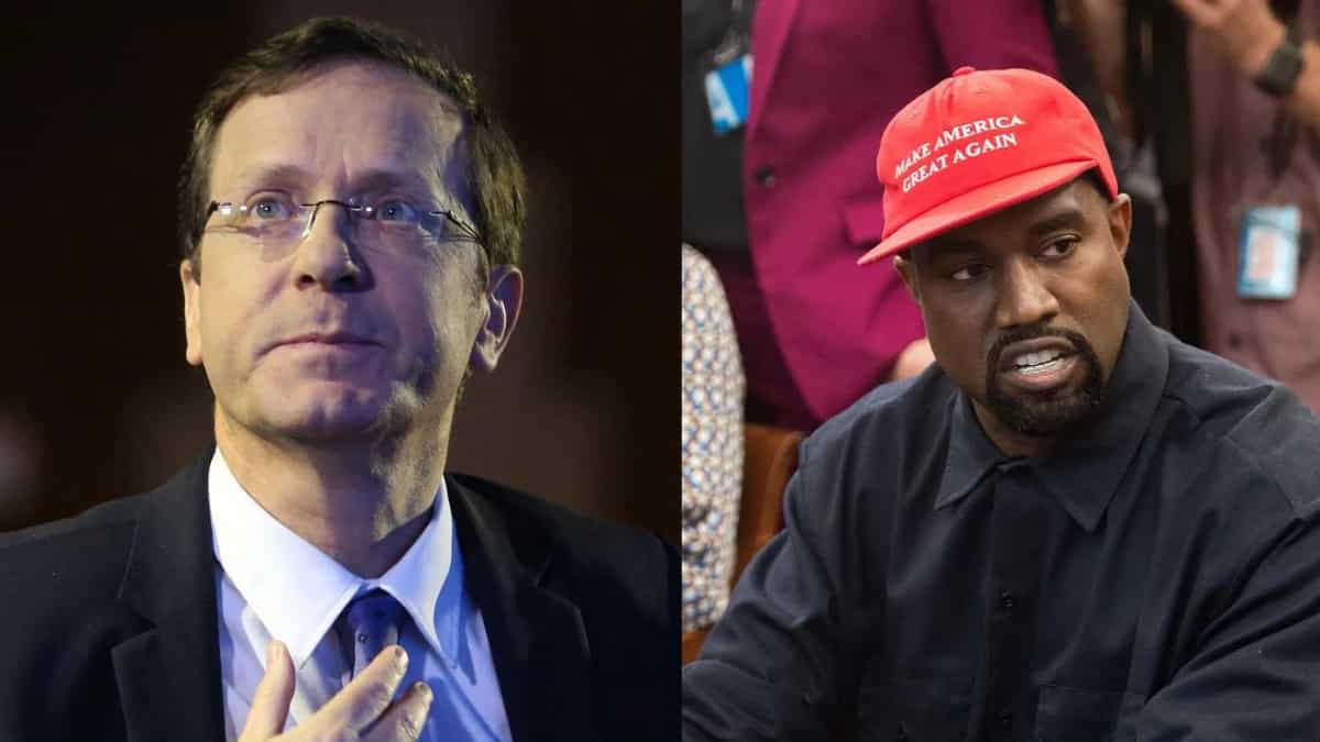Israel President Isaac Herzog welcomes widespread negative reaction to Kanye West's anti-Semitic comments Israel President Isaac Herzog welcomes widespread negative reaction to Kanye West's anti-Semitic comments