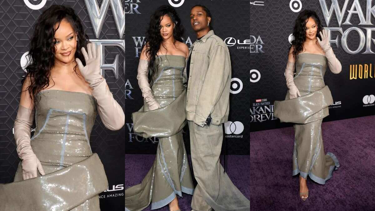 Rihanna's red-carpet comeback look has got netizens talking Rihanna's red-carpet comeback look has got netizens talking