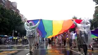 Over 120,000 take part in Taiwan pride march, the first after pandemic