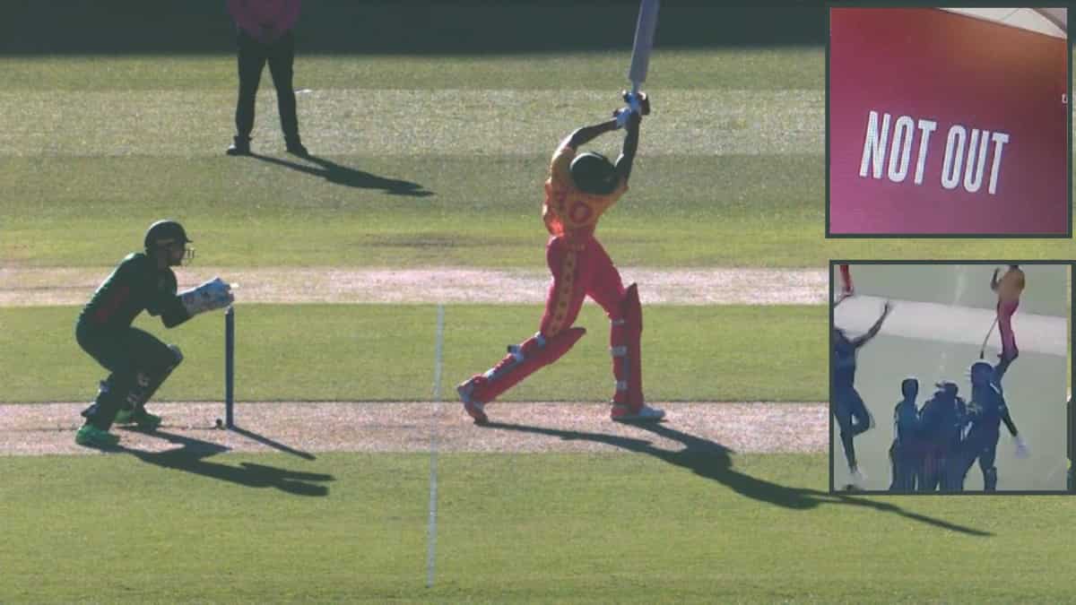 T20 WC: Bangladesh, Zimbabwe players shook hands and left field, only to be recalled. Watch last-ball drama T20 WC: Bangladesh, Zimbabwe players shook hands and left field, only to be recalled. Watch last-ball drama
