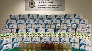 1.8 tonnes of liquid meth, worth $140 mn, hidden in coconut water cartons seized by HK authorities
