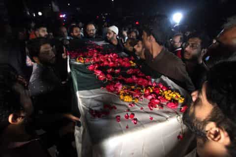 Pakistani journalist crushed by ex-PM Khan's truck during coverage Pakistani journalist crushed by ex-PM Khan's truck during coverage