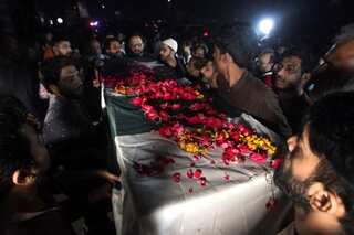 Pakistani journalist crushed by ex-PM Khan's truck during coverage