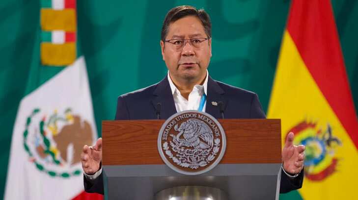 Bolivian President Luis Alberto Arce Catacora