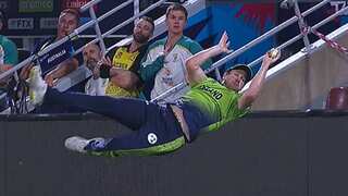 WATCH: Ireland's Barry McCarthy saves certain six with outrageous fielding effort in T20 WC clash vs Australia
