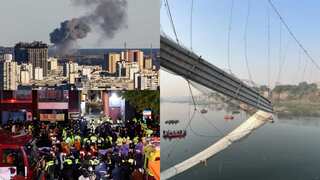 Top 10 world news: Missile attacks in Ukraine, 134 killed after bridge collapses in India and more