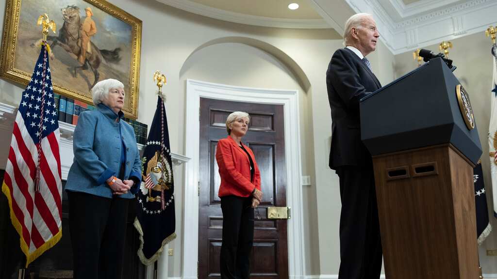 U.S. President Joe Biden threatens windfall tax on oil giants
