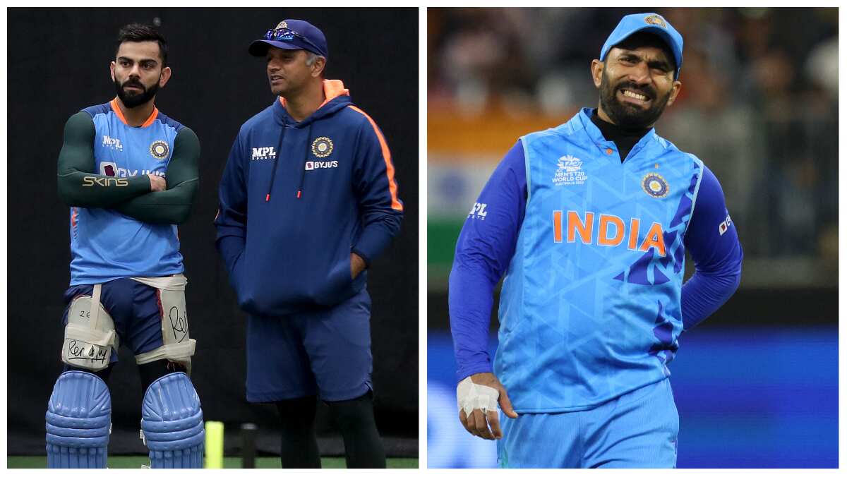 T20 WC: 'He's come to training...' - Dravid provides update on Dinesh Karthik's fitness ahead of IND-BAN tie T20 WC: 'He's come to training...' - Dravid provides update on Dinesh Karthik's fitness ahead of IND-BAN tie