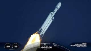 SpaceX’s Falcon Heavy rocket completes launch after three-year hiatus