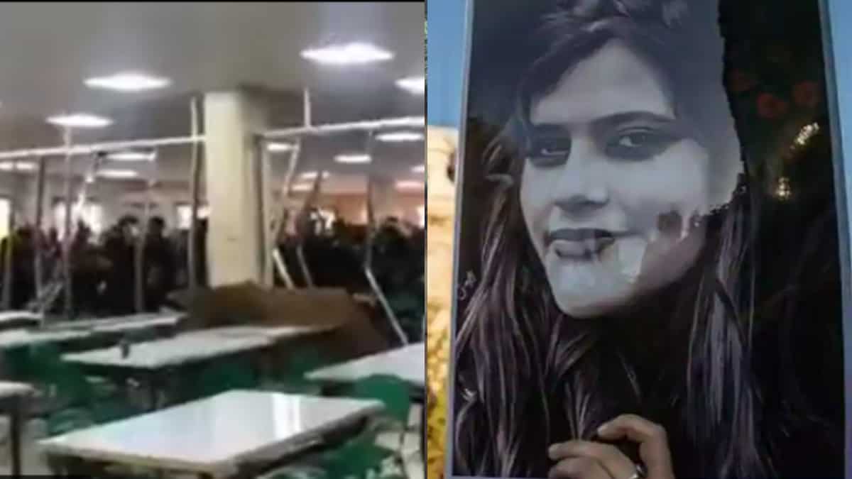 WATCH | Iranian students tear down gender segregation barrier during protests