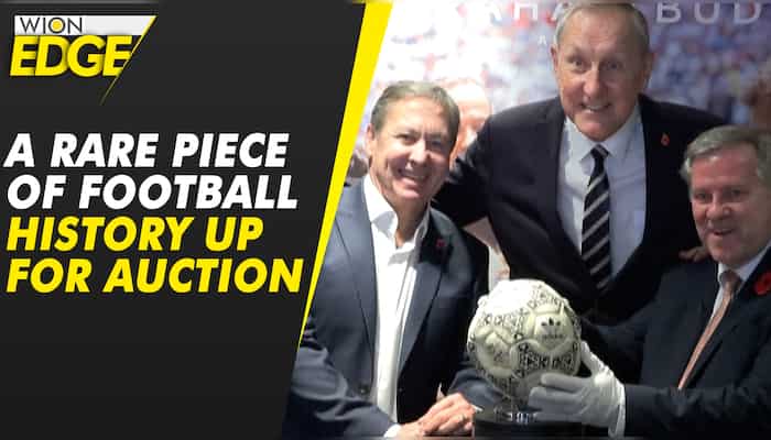 Diego Maradona's 'Hand of God' football on display ahead of auction