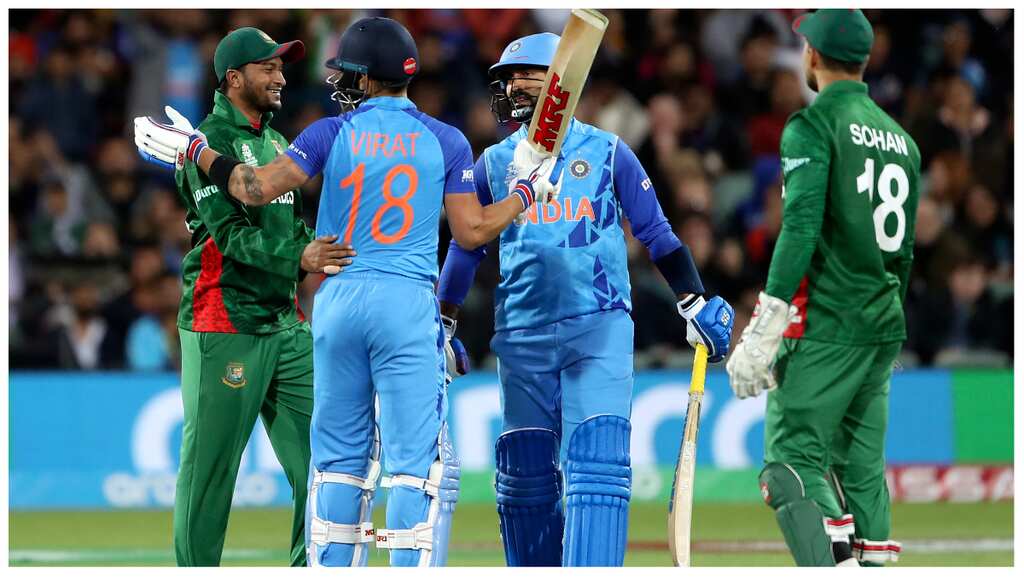 T20 WC: Shakib Al Hasan baffled as Virat Kohli asks for a no-ball from umpires, duo involved in brief chat
