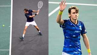 Alcaraz cruises at Paris Masters as Medvedev crashes out