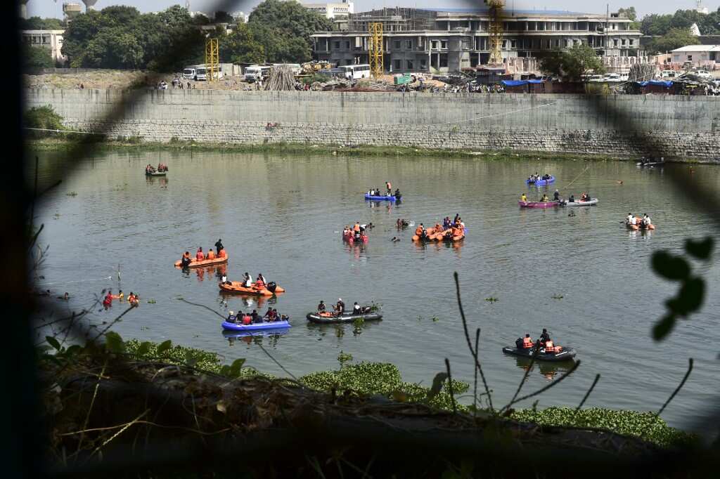 Morbi bridge collapse: Inspired by Thailand cave rescue ops, officials drain river to find missing bodies Morbi bridge collapse: Inspired by Thailand cave rescue ops, officials drain river to find missing bodies