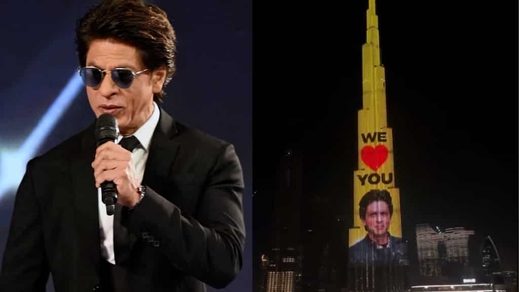 'Happy birthday Pathaan!': Burj Khalifa lights up to celebrate Shah Rukh Khan's birthday. Watch video