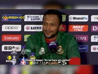 'Were you discussing about rivers of Bangladesh?' Reporter's weird question to Shakib Al Hasan
