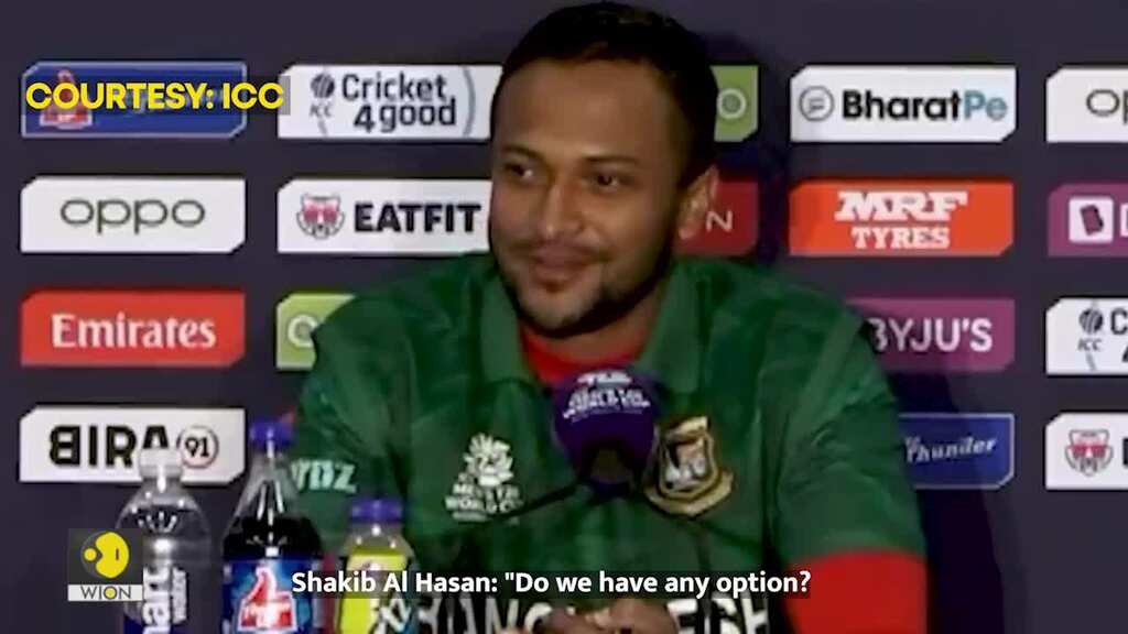 'Were you discussing about rivers of Bangladesh?' Reporter's weird question to Shakib Al Hasan