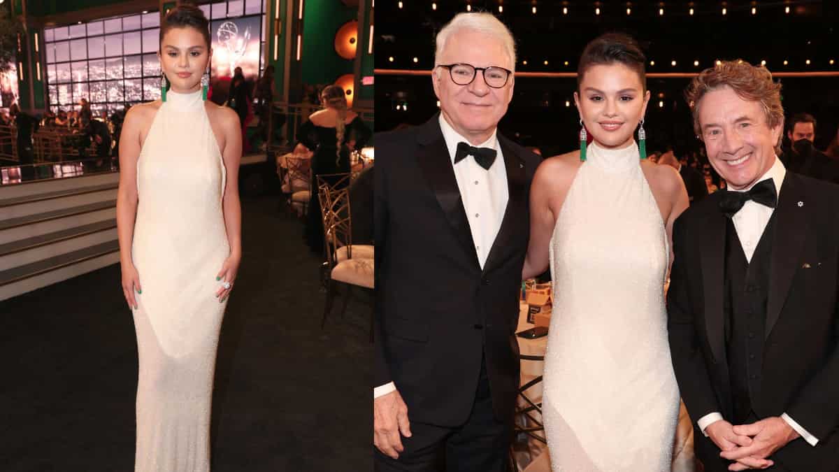 Selena Gomez reveals she had a wardrobe malfunction at the 2022 Emmys Selena Gomez reveals she had a wardrobe malfunction at the 2022 Emmys