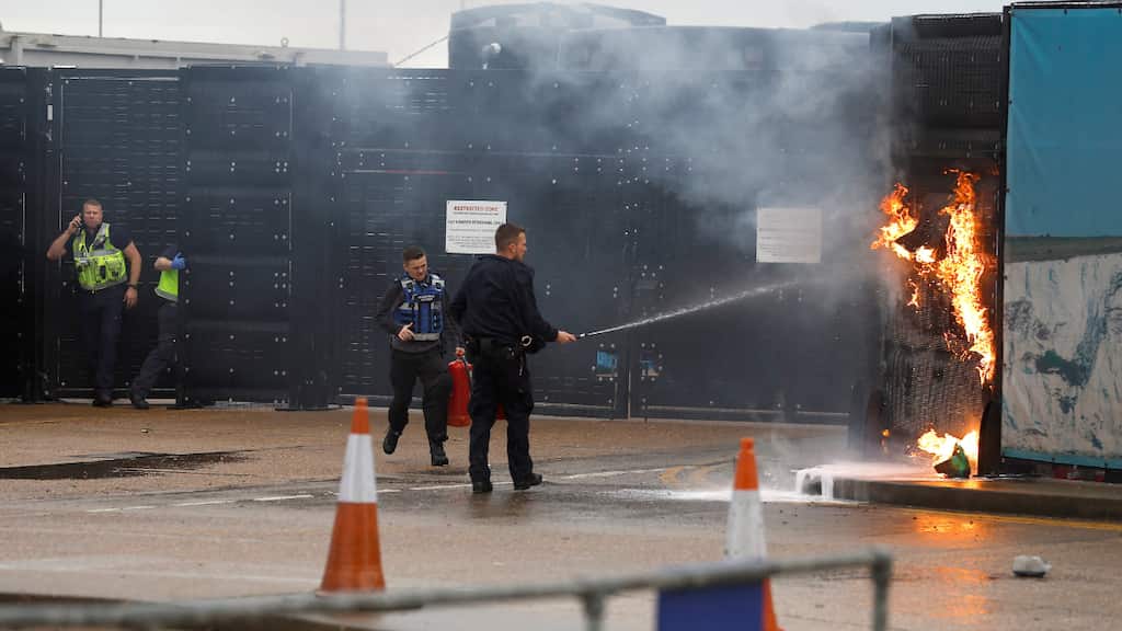 Attack on Dover immigration centre had 'terror' motive: UK police