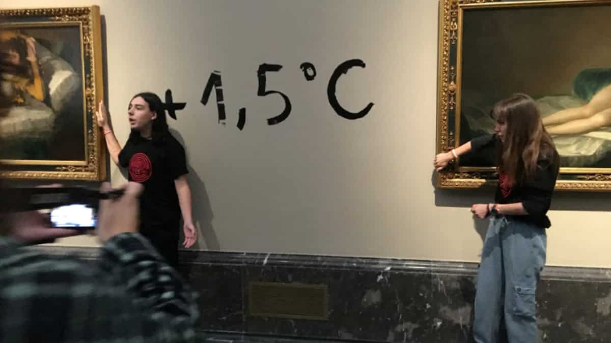 Protest or vandalism? Climate activists target two Goya paintings in Spain Protest or vandalism? Climate activists target two Goya paintings in Spain
