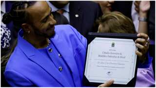 Now I'm one of you: Seven-time F1 champ Lewis Hamilton tells Brazil as he becomes honorary citizen