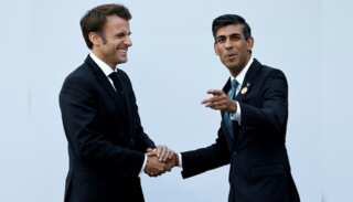 Rishi Sunak and Emmanuel Macron hold talks on sidelines of COP27