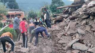 6.6 magnitude quake hits Nepal in wee hours of Wednesday, 6 dead, strong tremors felt in India