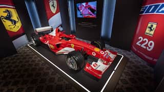 Michael Schumacher's winning Ferrari up for auction in Geneva