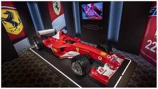 F1 legend Michael Schumacher's Ferrari fetches record $15 million at auction