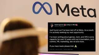 Laid off Meta employees 'at loss of words', ask for work opportunities on social media