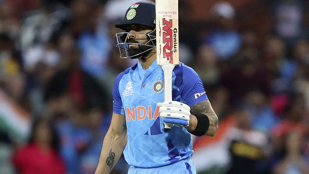 WATCH: Virat Kohli ends century drought, brings up his 44th ODI hundred