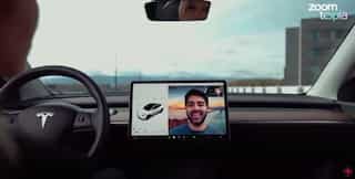 Zoom video calls on Tesla cars soon to be a reality?