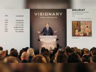 Auction house Christie's New York breaks record