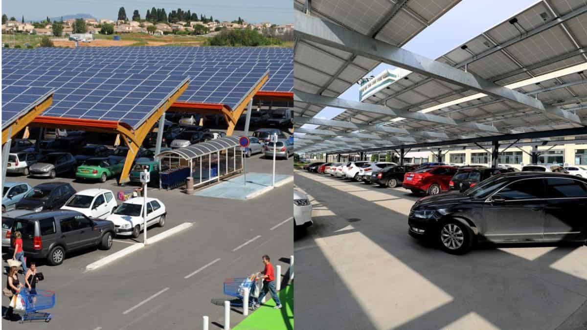 France gears up to make solar panels mandatory to cover large car parks