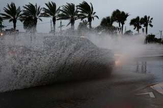 Hurricane Nicole weakens from category 1 to tropical storm after making landfall in Florida