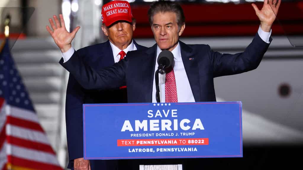 Trump slams reports he was 'livid' at Melania for making him back Mehmet Oz