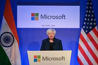 On maiden visit to India, US Treasury Secretary calls on like-minded countries to end reliance on China 