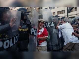 Peru: Protesters, police clash as thousands march in support of President | Latest News | WION