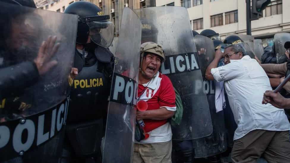 Peru: Protesters, police clash as thousands march in support of President | Latest News | WION