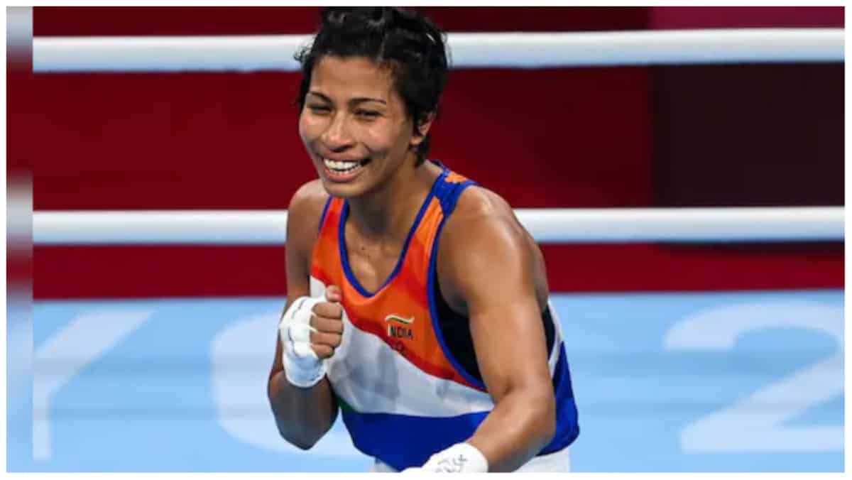 Lovlina Borgohain bags gold in 75kg category during Asian Boxing Championship Lovlina Borgohain bags gold in 75kg category during Asian Boxing Championship
