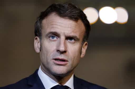 French President Emmanuel Macron meets Iranian women activists in Paris