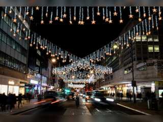 London: Christmas lights to go off after eight hours