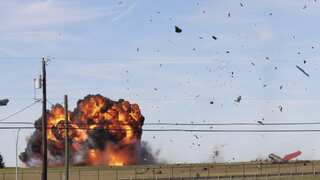 Watch: Two World War II-era aircraft collide and crash at air show in US, six feared dead